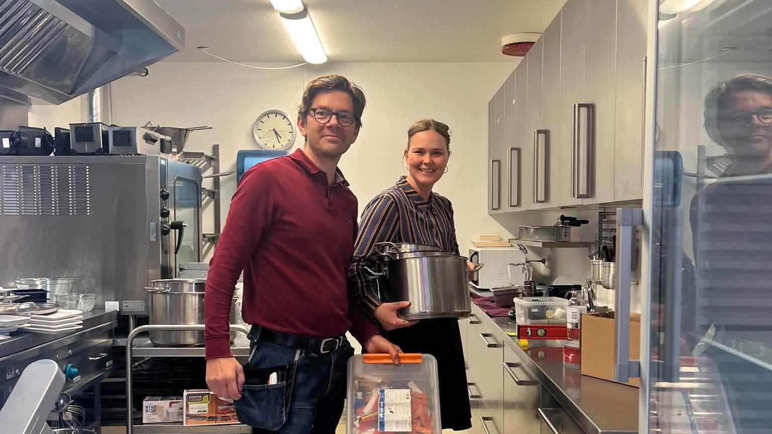 Peter og Rikke fik ordnet i Tuttens køkken